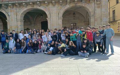 DBH 1eko ikasleak Balmasedako Zubizarra ikastolarekin elkarlanean ari dira.