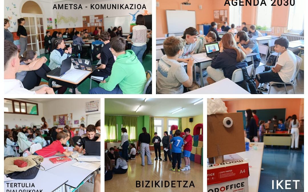 Ametsak  iparorratz,  elkarrekin  eraikitzen:  IKASTURTEKO  2.  BATZORDE  FERIA  OSPATU  DUGU.